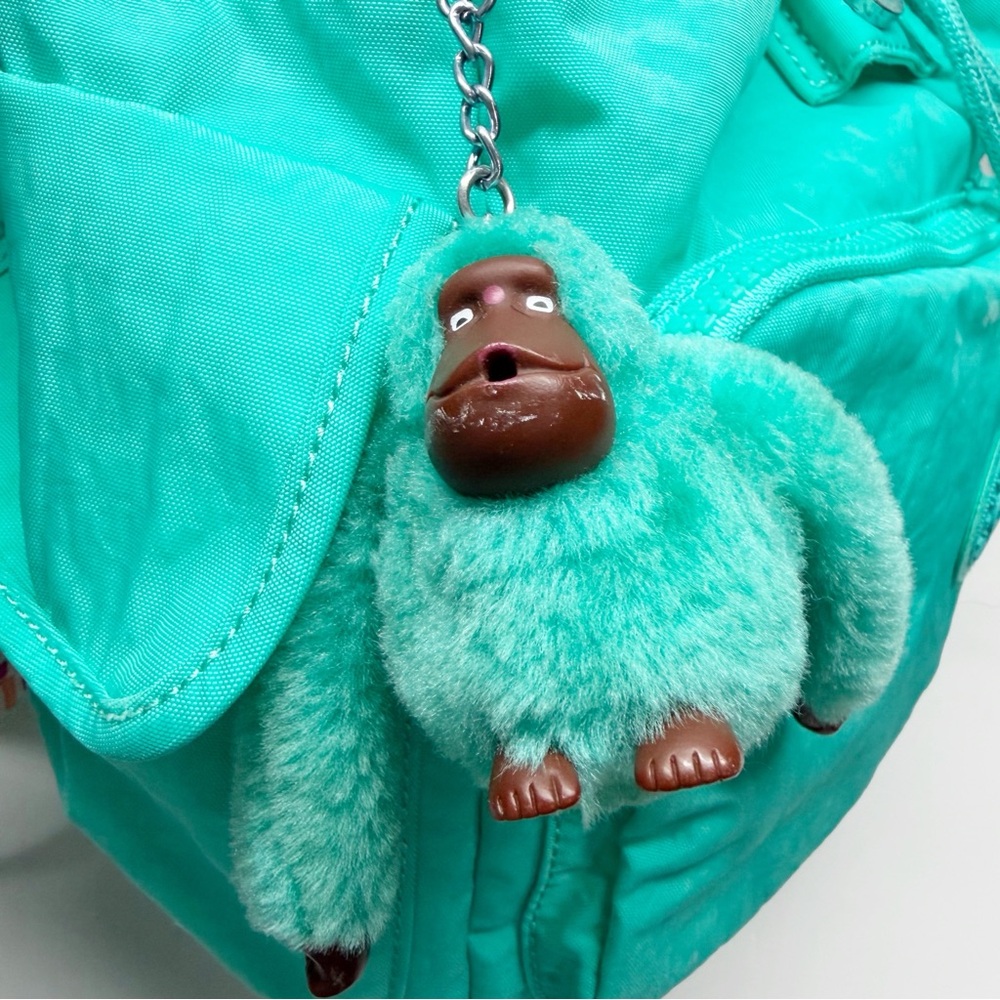 Kipling Ravier City Backpack Aztec Strap Breezy Turquoise - Picture 7 of 12